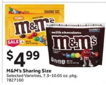 M&M's Sharing Size