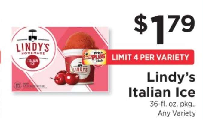 Lindy's Italian Ice
