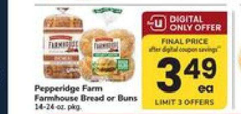 Pepperidge Farm Farmhouse Bread or Buns