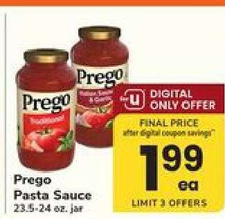 Prego Pasta Sauce