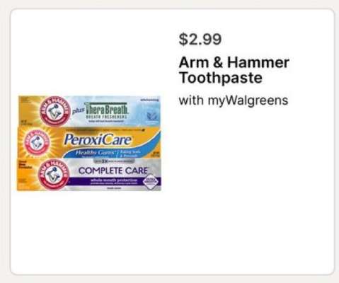 Arm & Hammer Toothpaste
