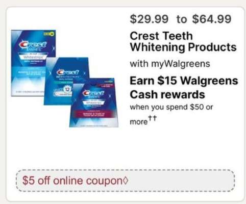 Crest Teeth Whitening Products