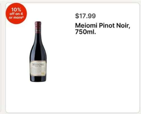 Meiomi Pinot Noir, 750ml