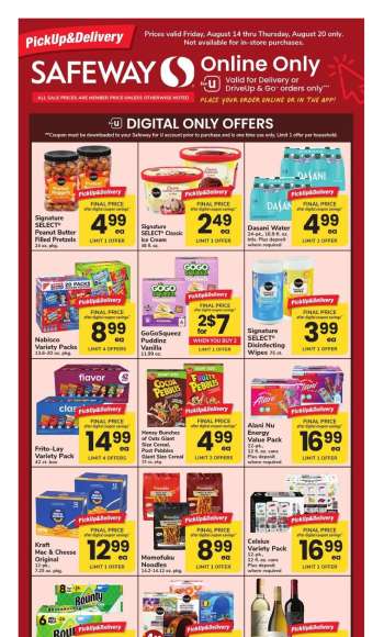Safeway Flyer - 08/14/2026 - 08/20/2026.