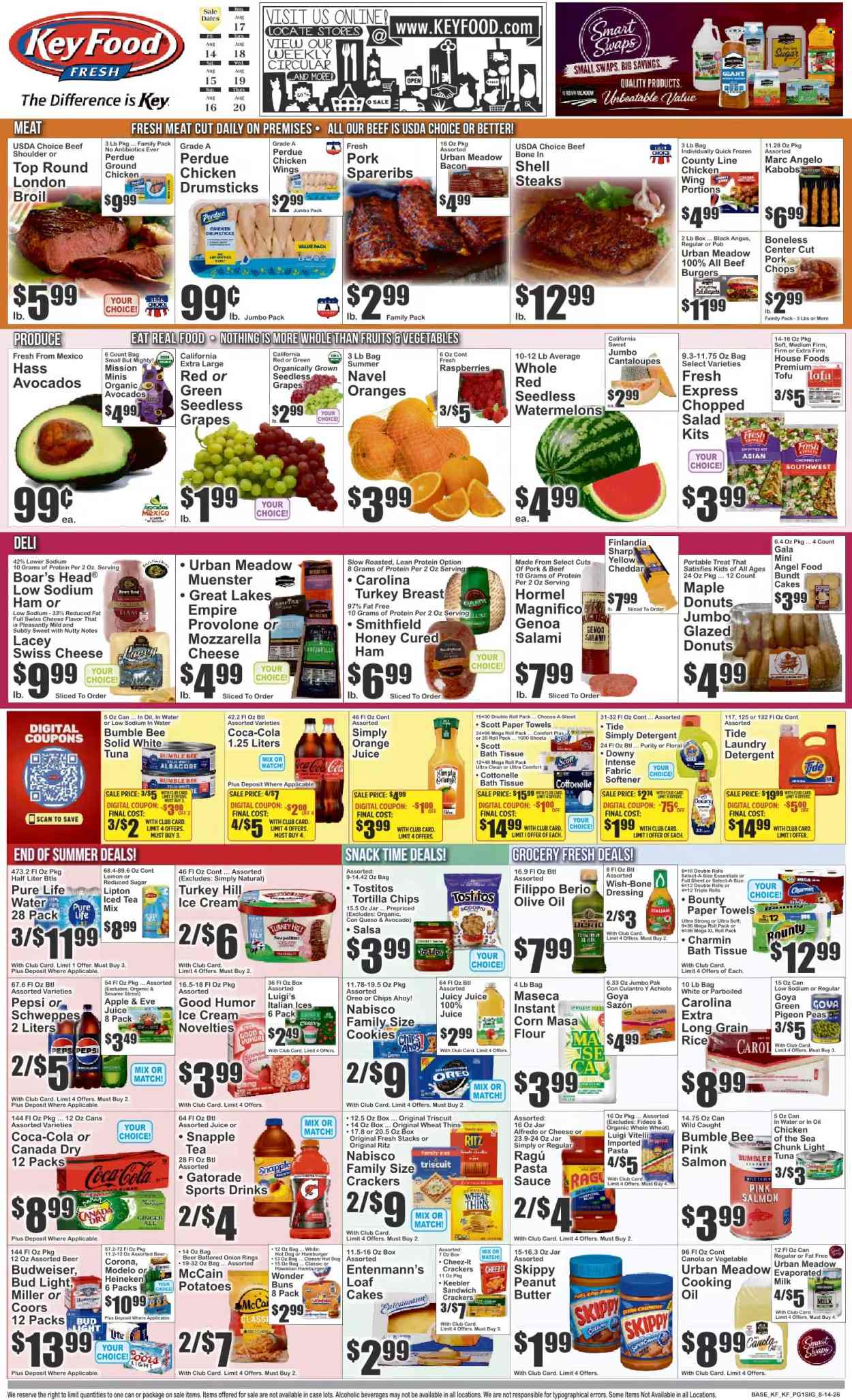 Key Food ad - 08/14/2026 - 08/20/2026. Page 1