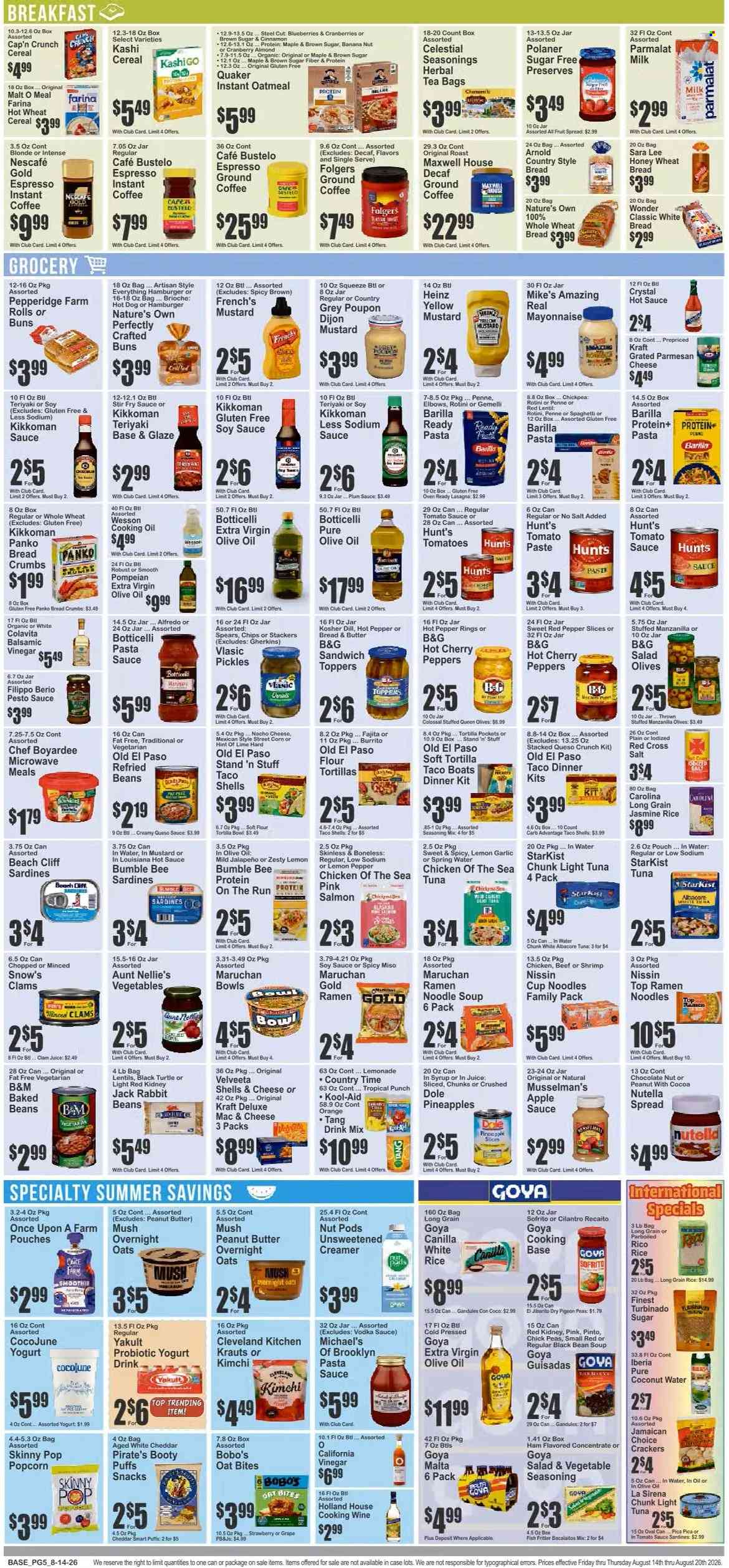 Key Food ad - 08/14/2026 - 08/20/2026. Page 5