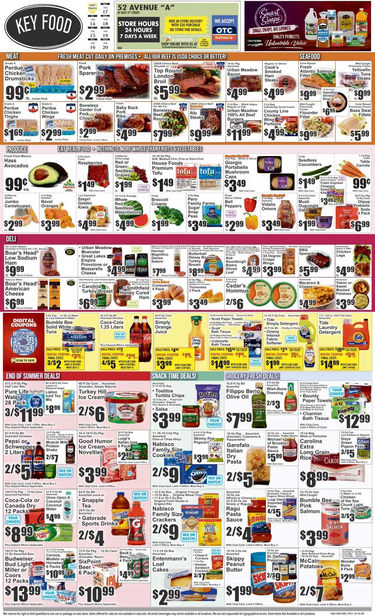 Key Food ad - 08/14/2026 - 08/20/2026. Page 1
