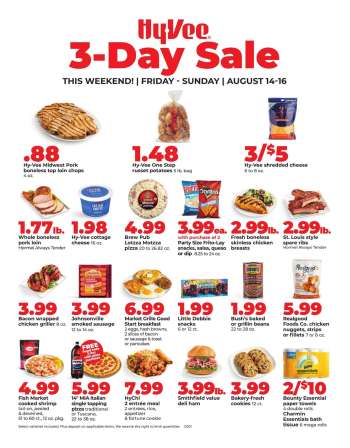 Hy-Vee Flyer - 08/14/2026 - 08/16/2026.
