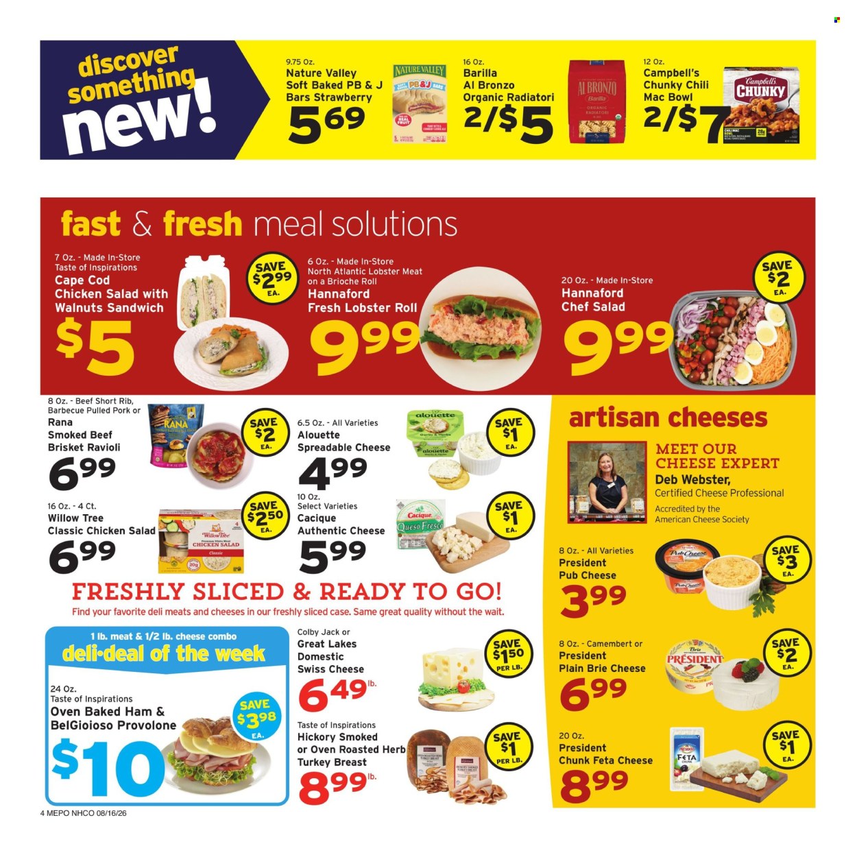 Hannaford ad - 08/16/2026 - 08/22/2026. Page 4