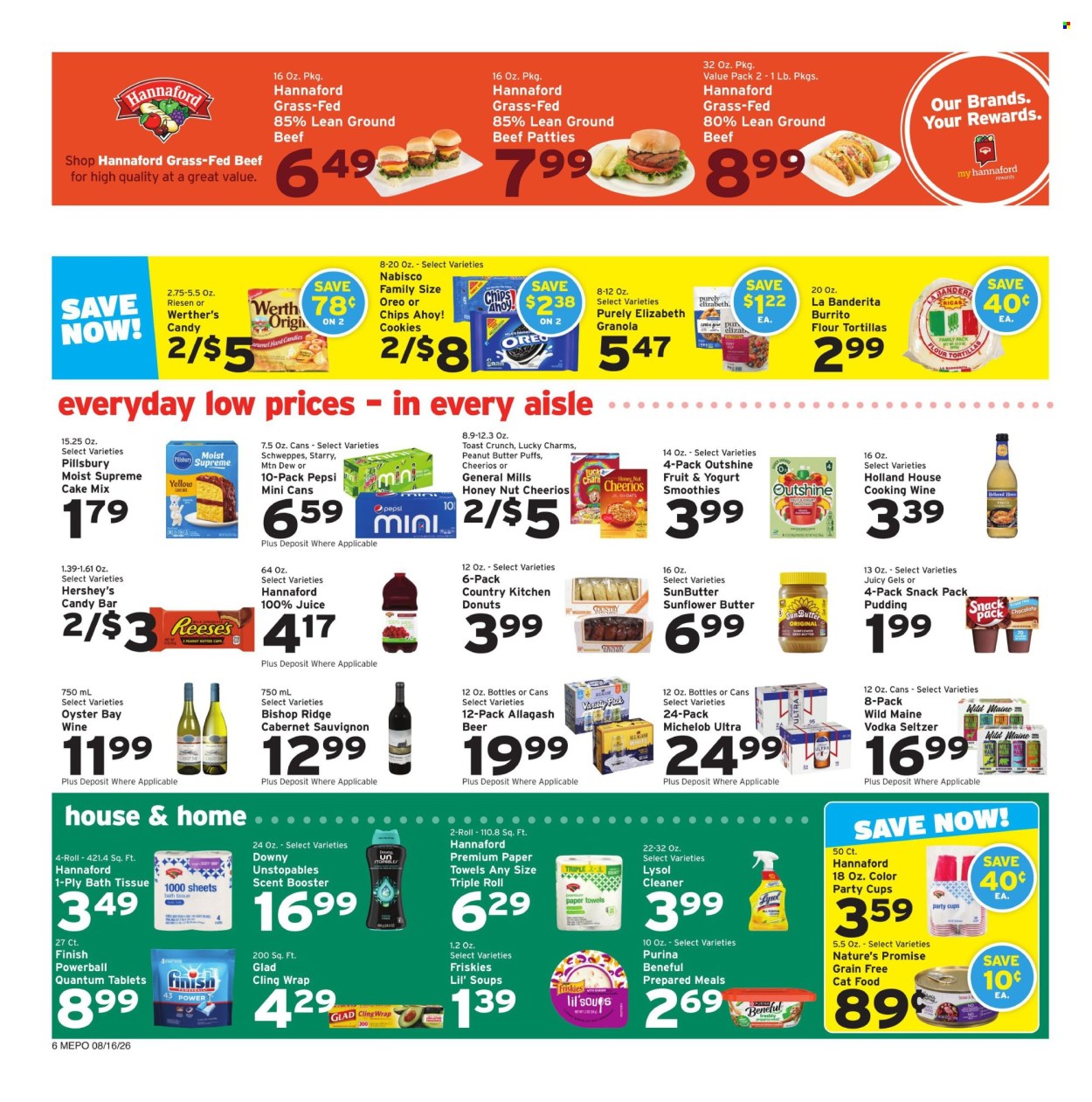 Hannaford ad - 08/16/2026 - 08/22/2026. Page 6