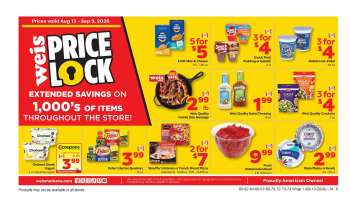 Weis Flyer - 08/13/2026 - 09/09/2026.