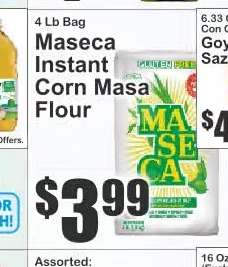 Maseca Instant Corn Masa Flour