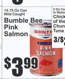 Bumble Bee Pink Salmon