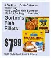 Gorton's Fish Fillets