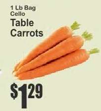 Table Carrots