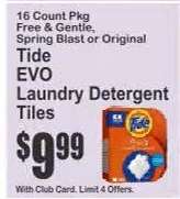Tide evo Laundry Detergent Tiles