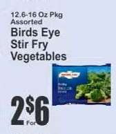 Birds Eye Stir Fry Vegetables