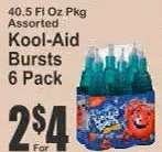 Kool-Aid Bursts 6 Pack