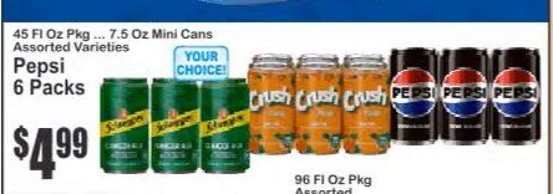 Pepsi 6 Packs
