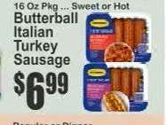 Butterball Italian Turkey Sausage