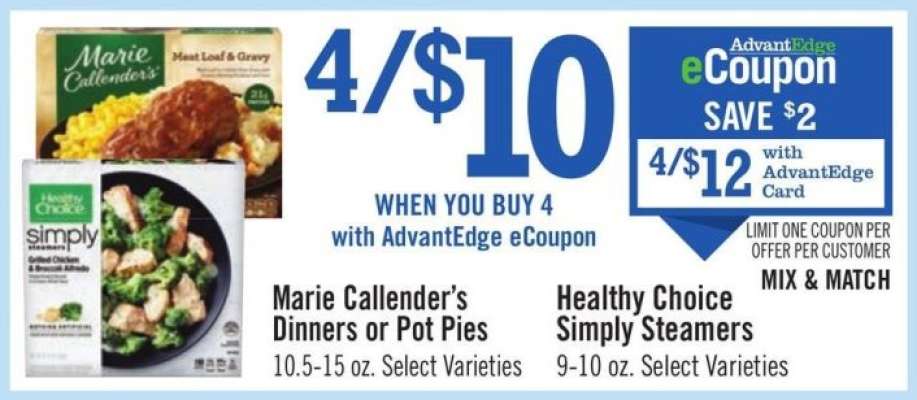 Marie Callender's Dinners or Pot Pies
