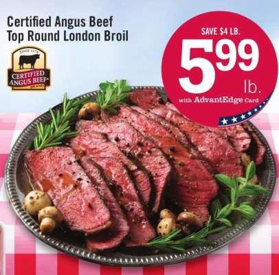 Certified Angus Beef Top Round London Broil