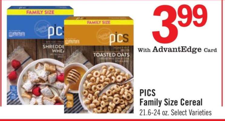 PICS Family Size Cereal
