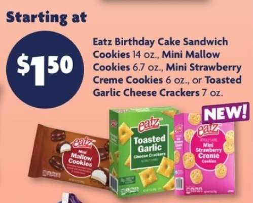 Eatz Cookies and Crackers