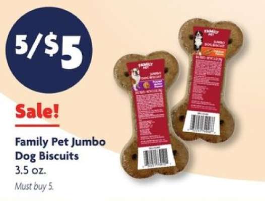 Family Pet Jumbo Dog Biscuits