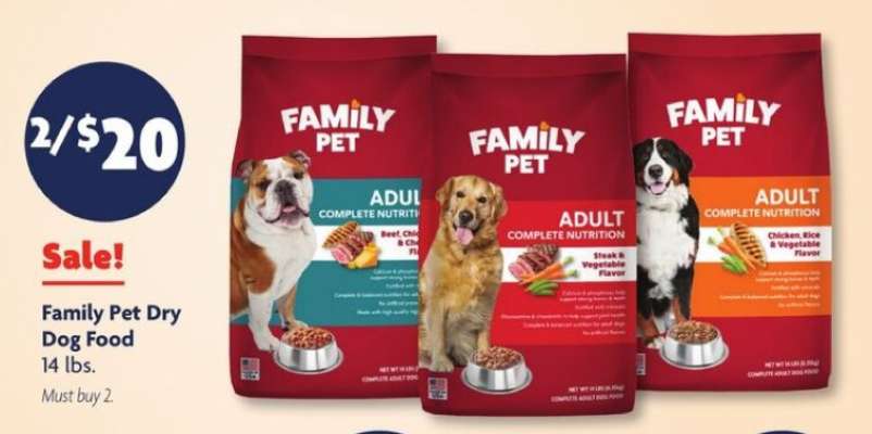 Family Pet Dry Dog Food