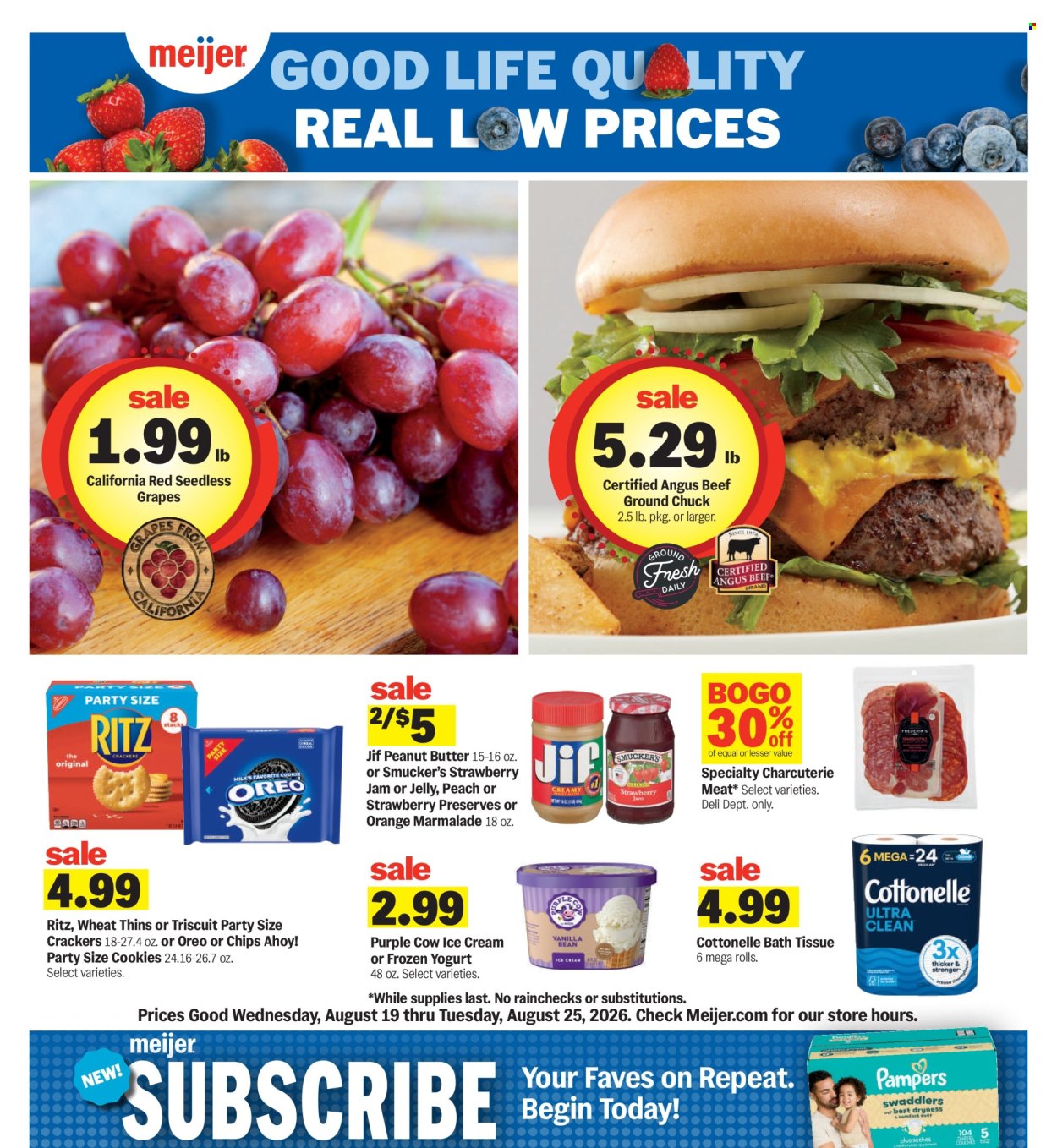 Meijer ad - 08/19/2026 - 08/25/2026. Page 1