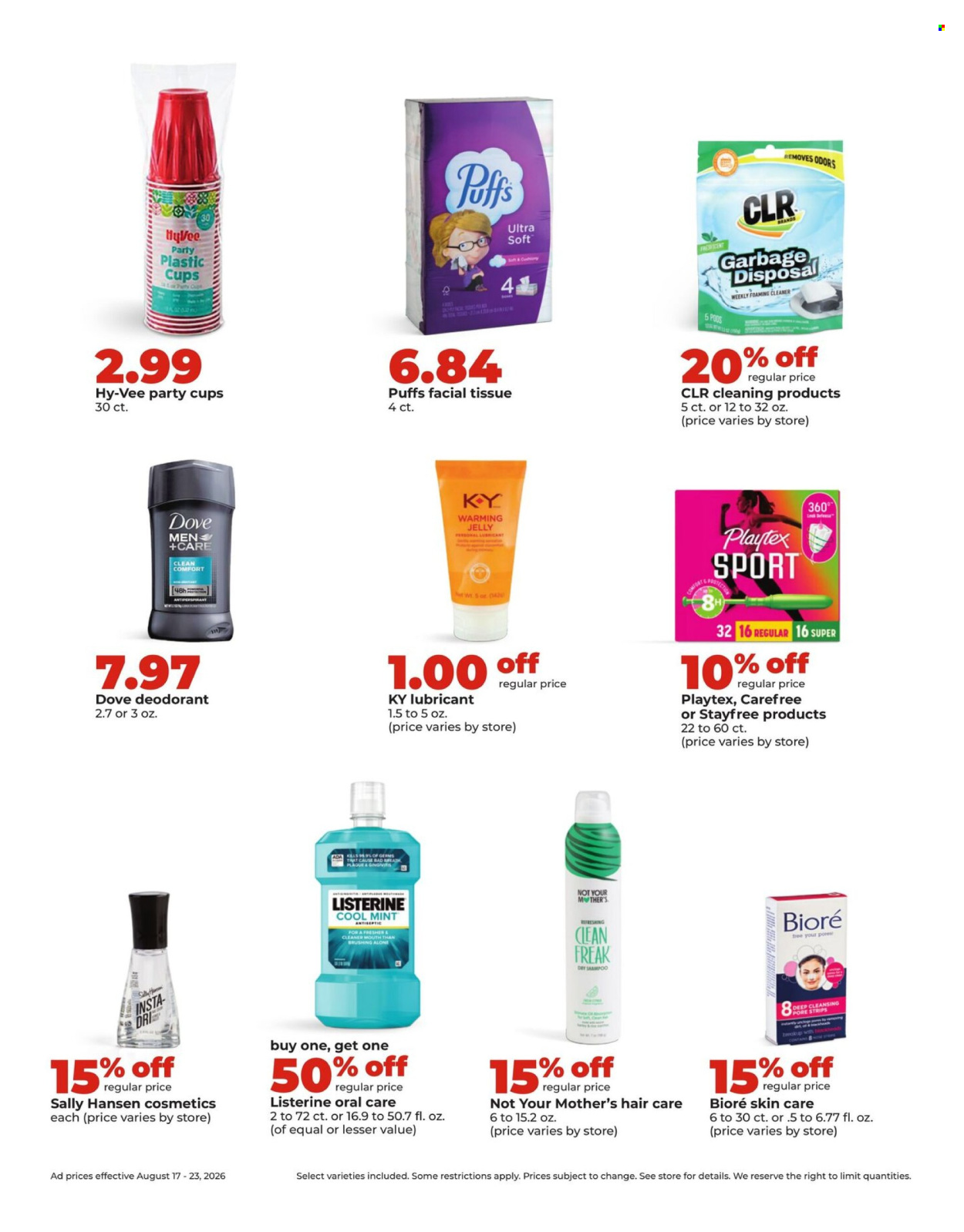 Hy-Vee ad - 08/17/2026 - 08/23/2026. Page 36