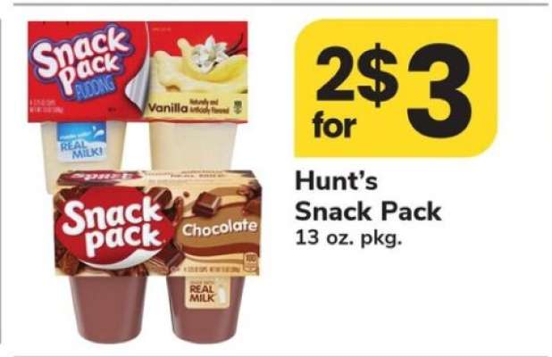 Hunt's Snack Pack
