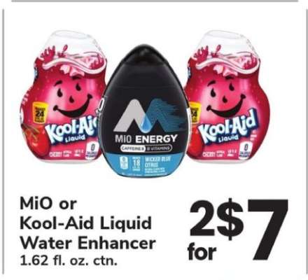 MiO or Kool-Aid Liquid Water Enhancer