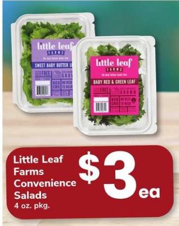 Little Leaf Farms Convenience Salads