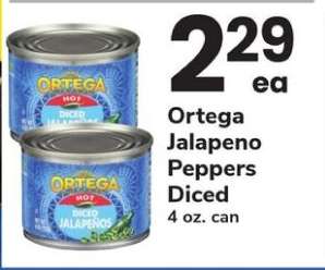 Ortega Jalapeño Peppers Diced