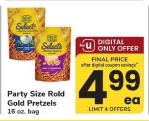 Party Size Rold Gold Pretzels