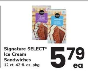 Signature SELECT Ice Cream Sandwiches