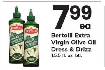 Bertolli Extra Virgin Olive Oil Dress & Drizz