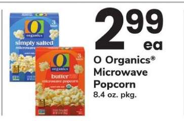 O Organics Microwave Popcorn