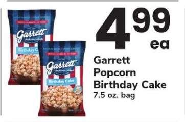 Garrett Popcorn Birthday Cake