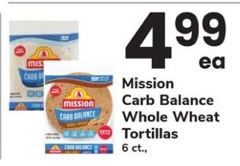 Mission Carb Balance Whole Wheat Tortillas