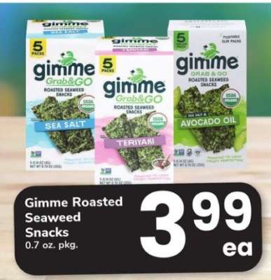 Gimme Roasted Seaweed Snacks
