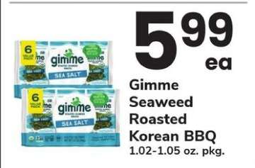 Gimme Seaweed Roasted Korean BBQ