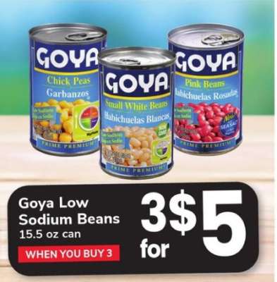 Goya Low Sodium Beans