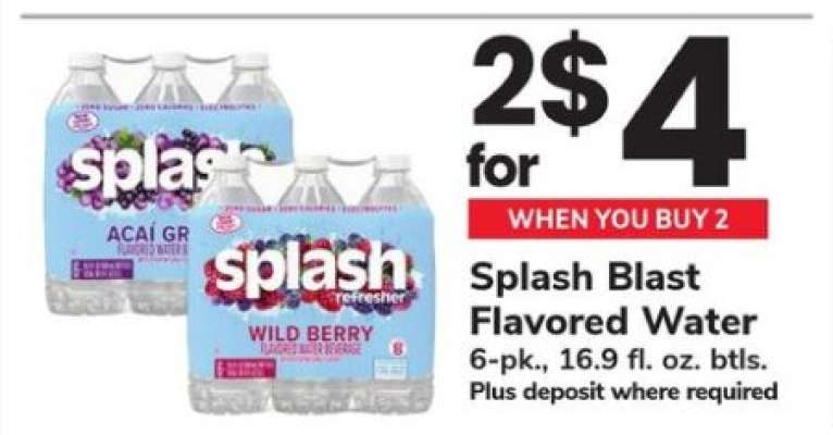 Splash Blast Flavored Water