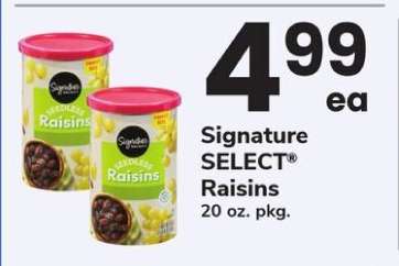 Signature SELECT Raisins