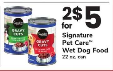 Signature Pet Care Wet Dog Food