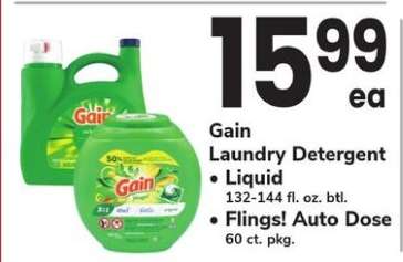 Gain Laundry Detergent