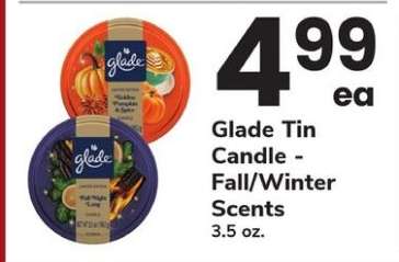 Glade Tin Candle